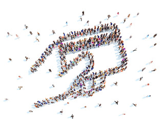 People in the form of a credit card.