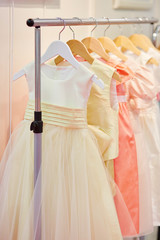 Collection of dresses for little bridesmaids