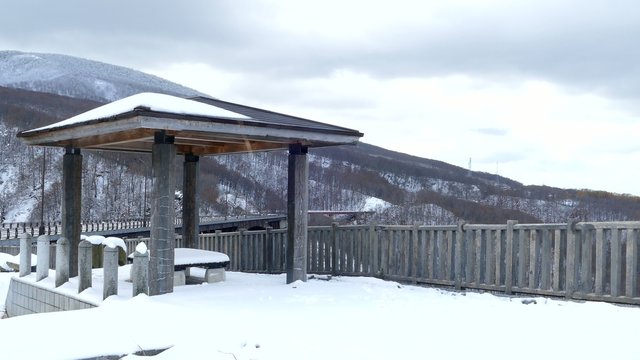 Hakkoda Mountains is a volcanic mountain