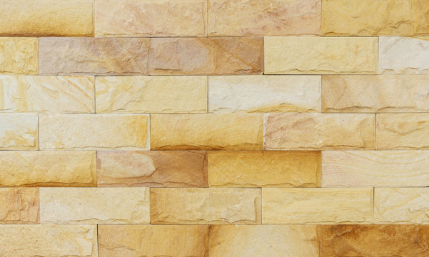 sand stone wall Background of decorate