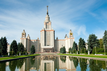 Lomonosov Moscow State University at summer, Moscow, Russia © E.O.
