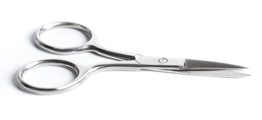 nail scissors (Manicure measures) isolated