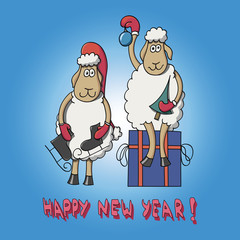 Card Happy New Year
