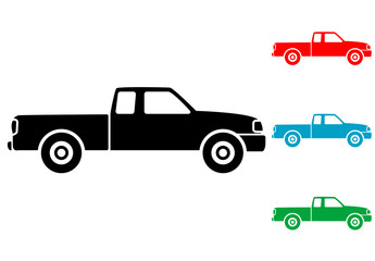 Pictograma pickup con varios colores