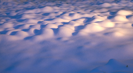 Picturesque sunset glow