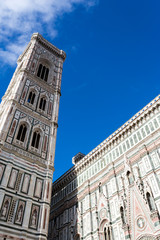 Fototapeta premium Florence Cathedral, details of the front side