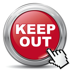 KEEP OUT ICON