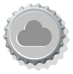 bottle cap symbol icons