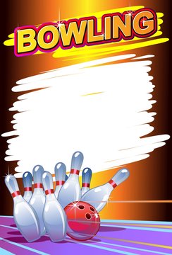 bowling poster
