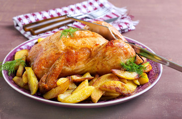 Baked chicken