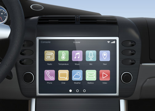 Concept of smart multimedia  system for car