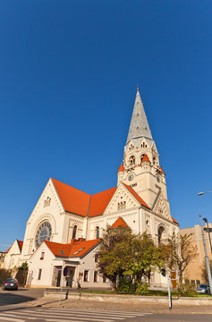 Fototapeta Lutheran Church of Saint Matthew (1928) in Lodz, Poland