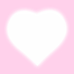 white heart shape background,pink color tone