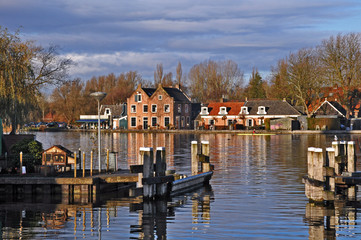 Fototapeta premium Il villaggio di Amstelhoek, Amsterdam - Olanda