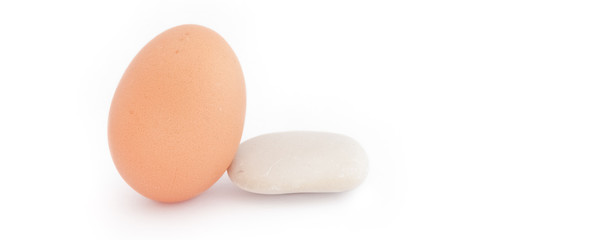 egg and stone