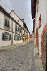 Fototapeta na wymiar Historical houses in Bamberg, Germany