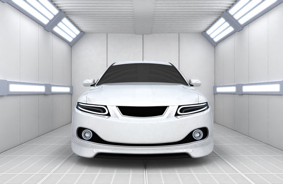 Car in garage