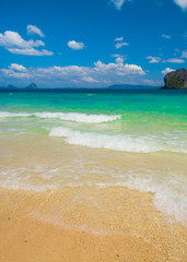 In a Sunny Paradise Stormy Scene