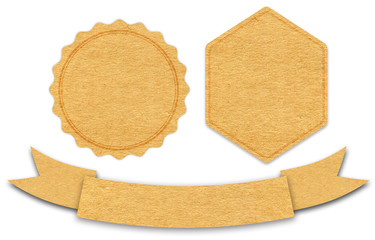 Vintage Paper Label isolated