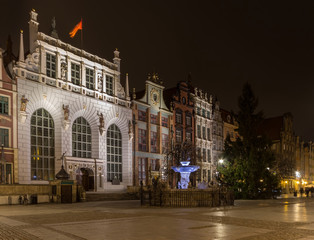 Obraz premium The Artus Court in Gdansk