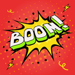 Boom. Comic book explosion.