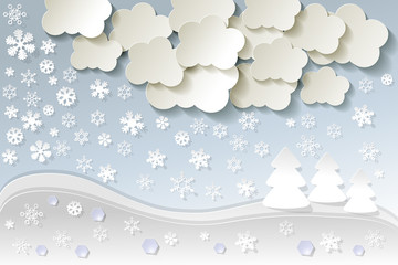 Fototapeta premium Landschaft Schnee Diamanten Kristall