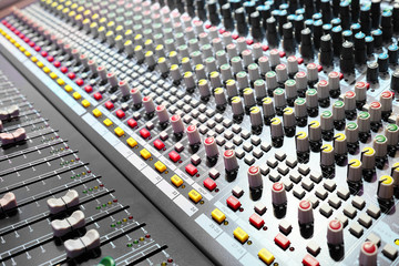 audio control desk