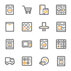 Kitchen Appliances Web Icons