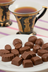 Candy with tea