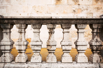Fototapeta na wymiar old stone columns