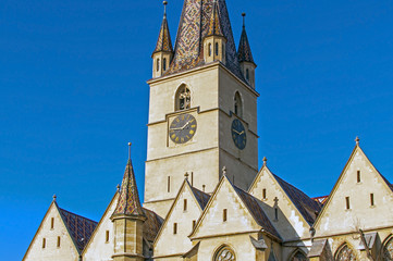 Fototapeta na wymiar Cathedral in Sibiu