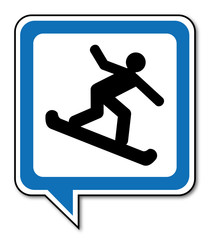Logo ski. Snowboard.