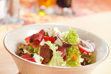 salad with feta