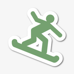 Logo ski. Snowboard.