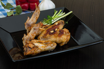Roasted chicken wings