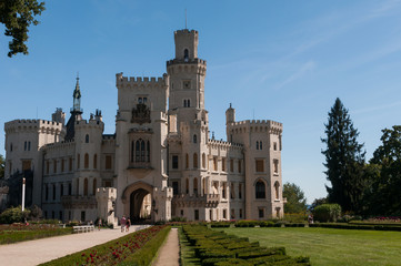 Fototapeta premium Hluboka castle facade
