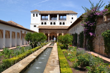 Fototapeta na wymiar Generalife Palace, Granada