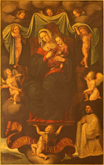 Naklejki  Sewilla - Malowanie Madonny w kościele San Pedro