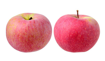 Red apple  isolated on white background