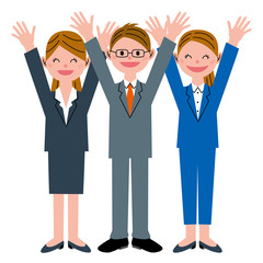 おめでとう　3人