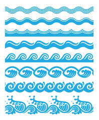 seamless sea wave brushes 2