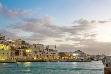 Naklejka premium Jaffa port.