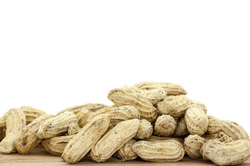 groundnut isolated on white background