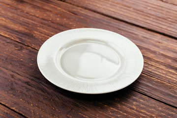 Empty dish plate