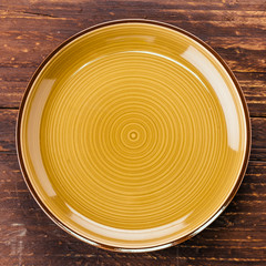 Empty dish plate