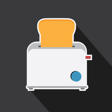 Vector of toaster