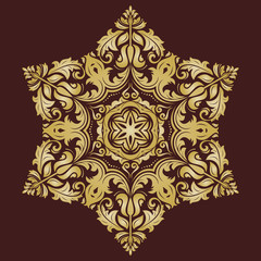 Orient Vector Pattern. Abstract Background