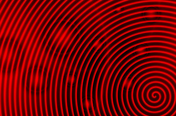 Red and black swirl