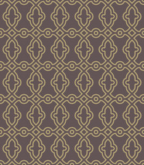 Orient Seamless Vector Pattern. Abstract Background