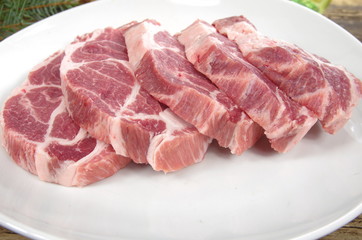 raw chuck steak